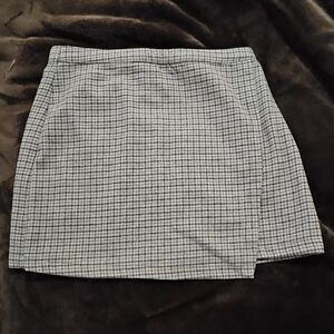 Abercrombie and Fitch Wool Plad Mini Skirt